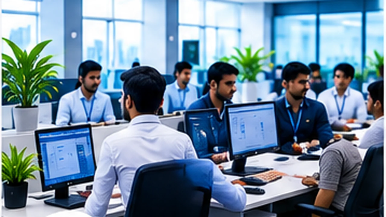 Modern corporate office supported by PR Infotech Solutions