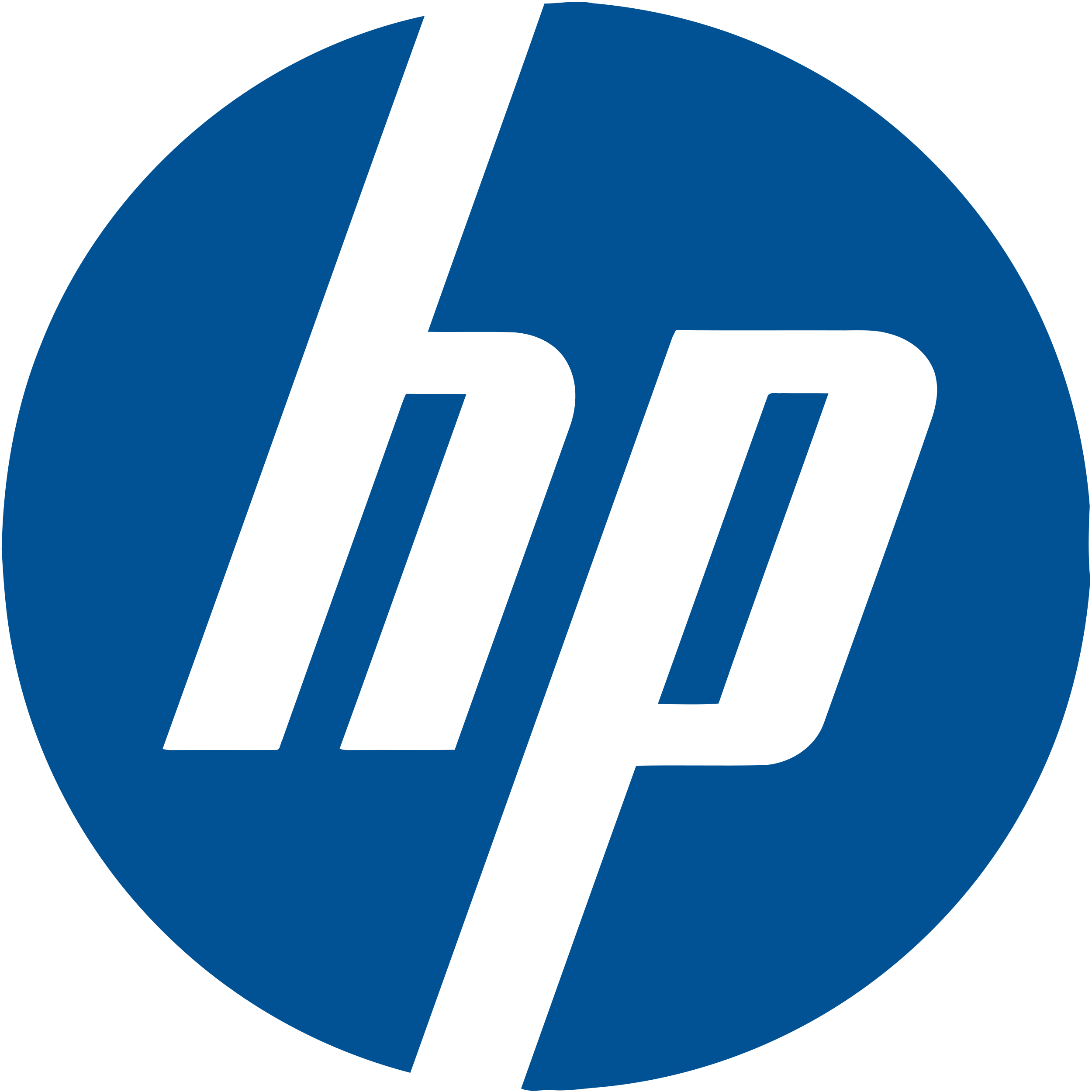 HP technology brand logo