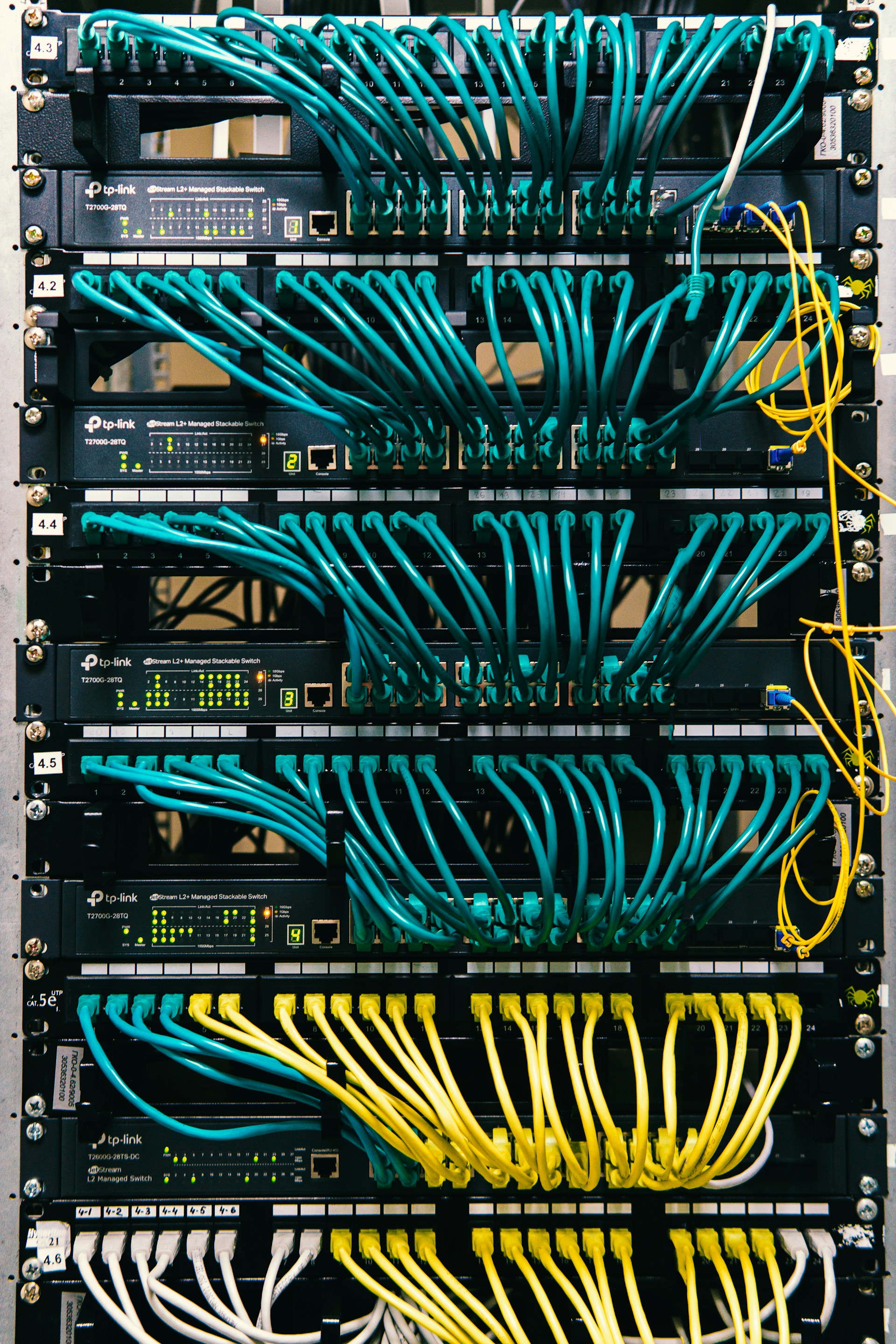 Business networking equipment and structured cabling